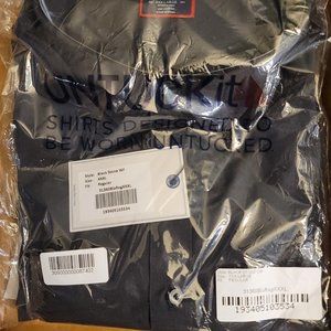 UNTUCKit Wrinkle Free Black Stone Shirt XXX-Large Regular Fit NWT (Ref 22-0007)